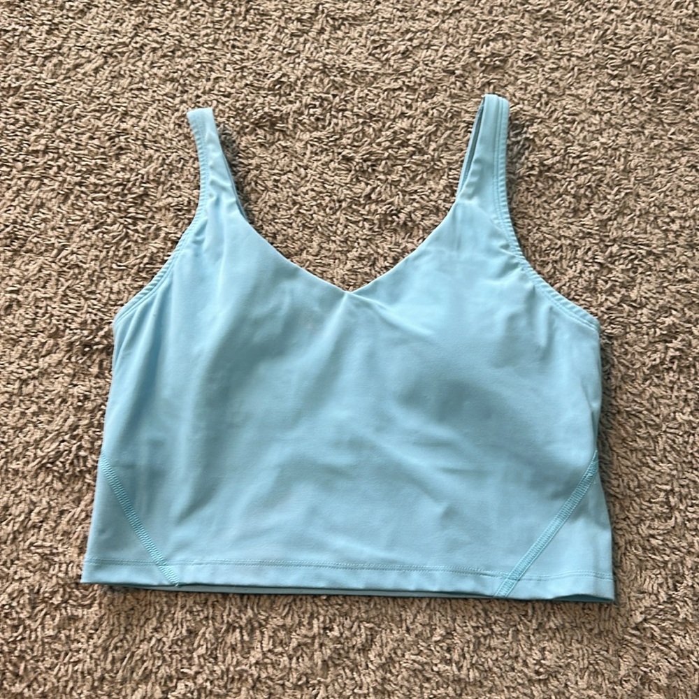 Light blue lululemon align tank